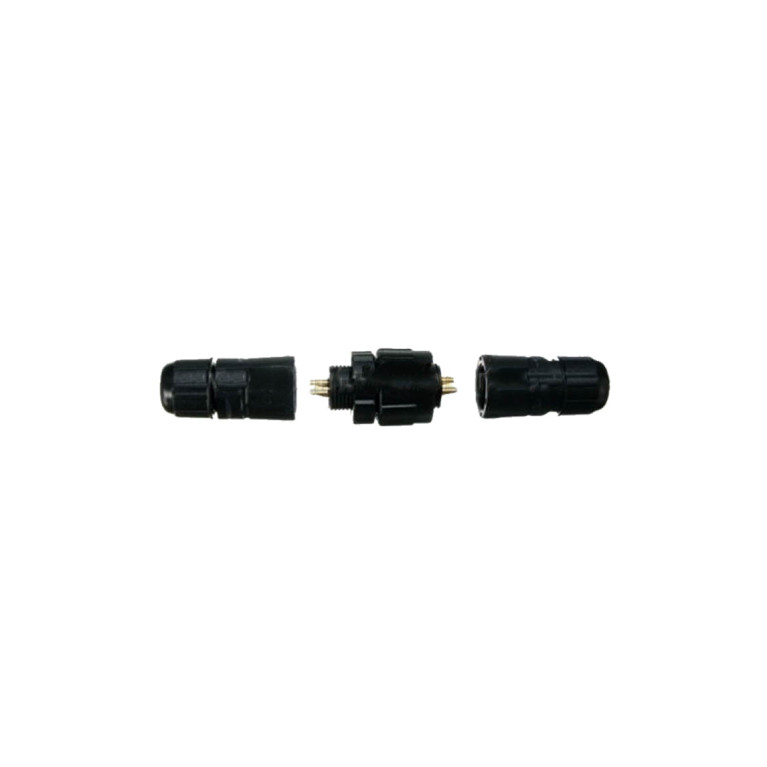 Коннектор линейный XY11(Solder M14)-W01(3P), под пайку, разъемный, без клапана, кабель-кабель, конт группа штекер, 3 Пин, IP68, 15А, 250В, провод 0.75-2.5мм2, 6OD 7мм