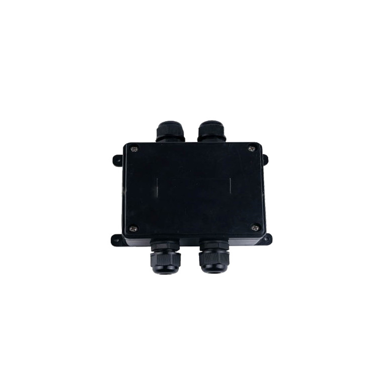 Бокс кабельный герметичный XYPG9 IP67 (B706)-P104 with CA10 5P, 4 вывода, IP67, черный, 4 винта крышки, винтовая колодка, PG9, 5 Пин, 0,5-2,5мм2, ABS, размеры корпуса 85х100х28,3мм