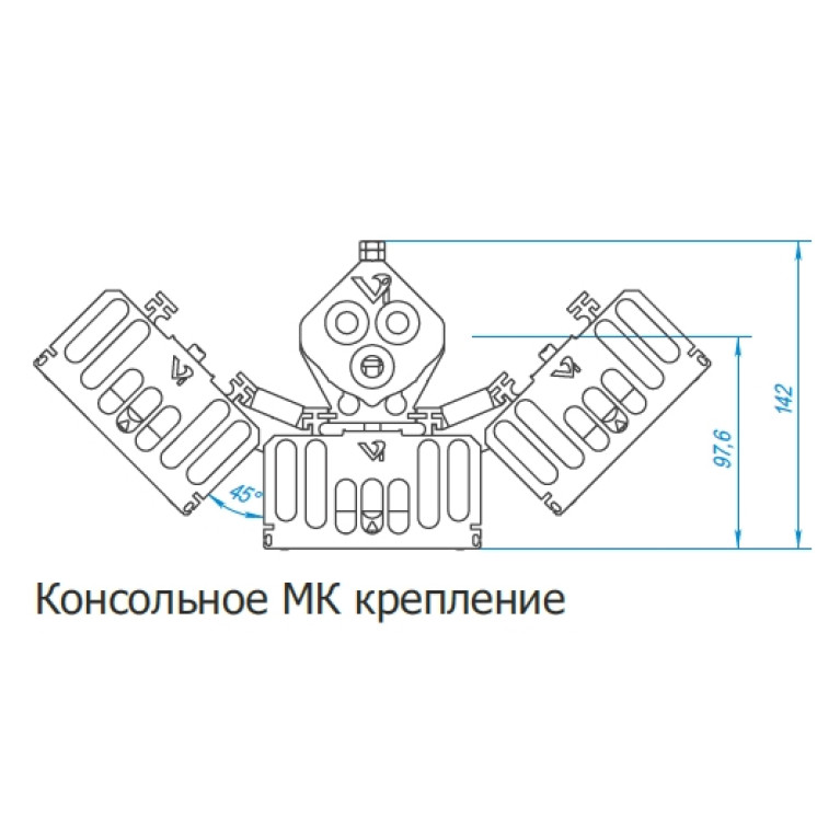 Светодиодный уличный светильник LSS-ST-K-018-МК3-288-37440-4000-67, 288 Вт