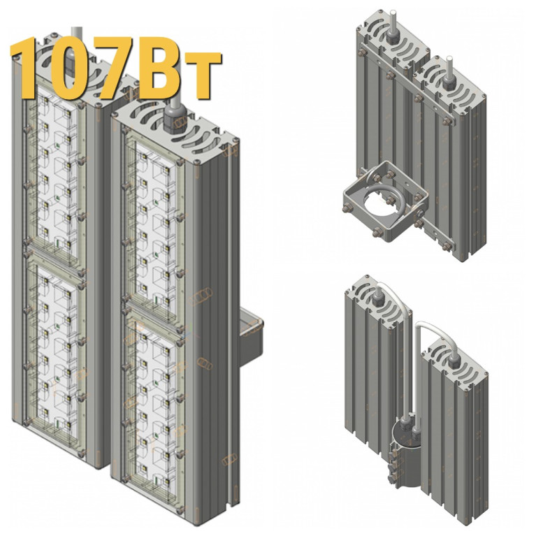 Светодиодный прожектор LenSvet LSS-ST-KU-018-107-16050-5000-67, 107Вт