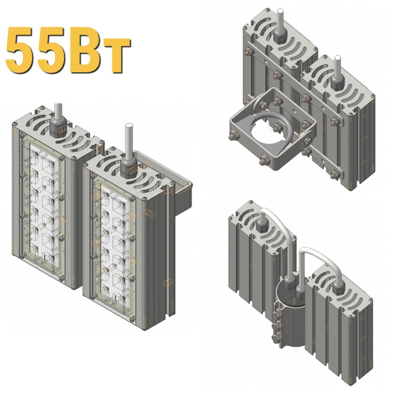 Светодиодный прожектор LenSvet LSS-ST-KU-018-55-8250-5000-67, 97Вт