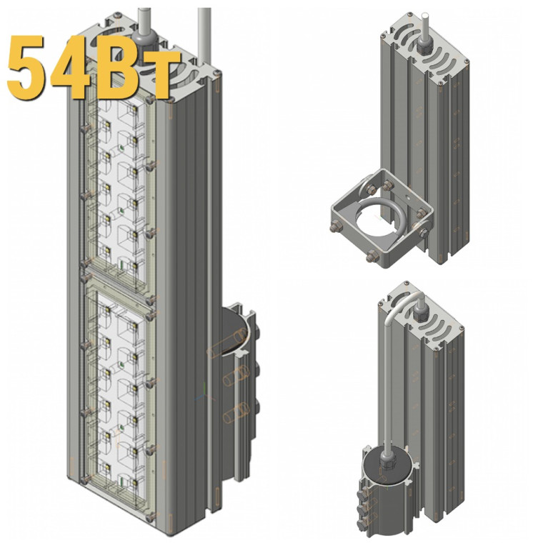 Светодиодный прожектор LenSvet LSS-ST-KU-018-54-8100-5000-67, 54Вт