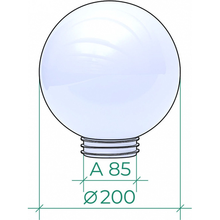 Светильник ШАР 200/А85