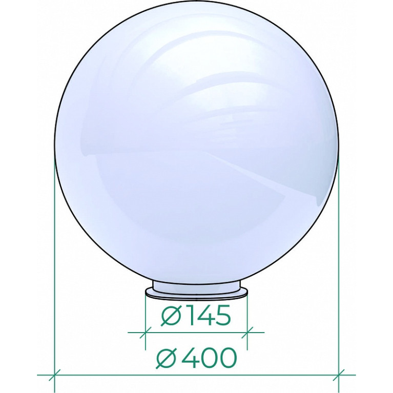 Светильник ШАР 400/145