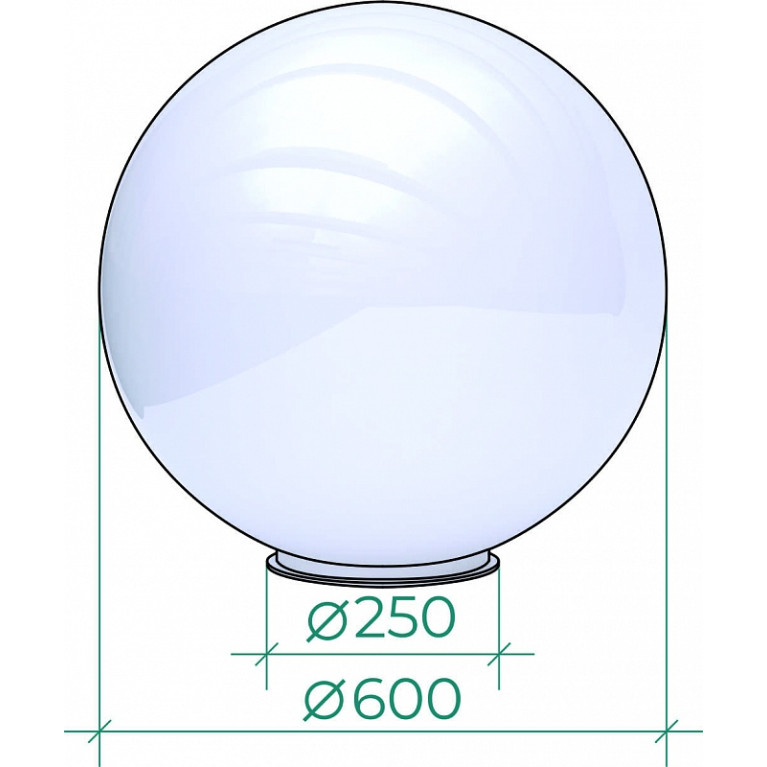 Светильник ШАР 600/250